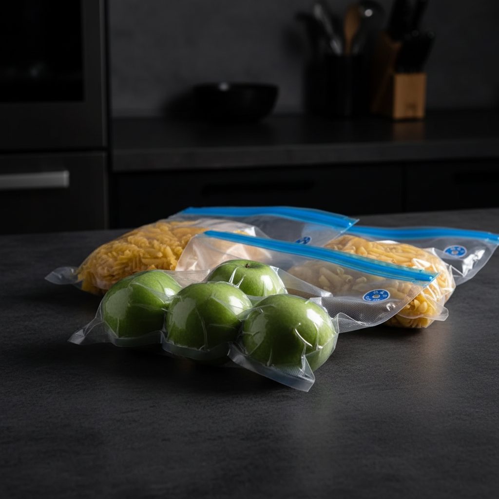 Premium vacuum sealed bags lifestyle photo